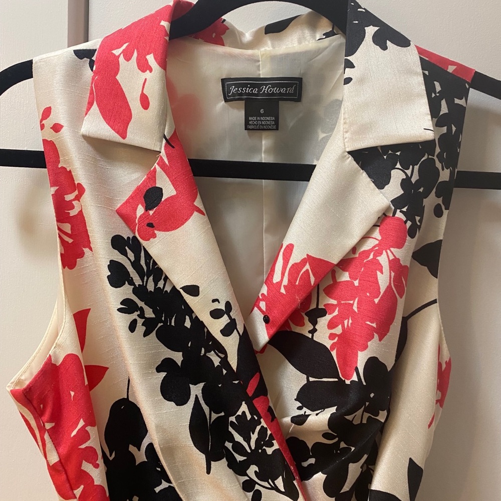 Silk spring dress